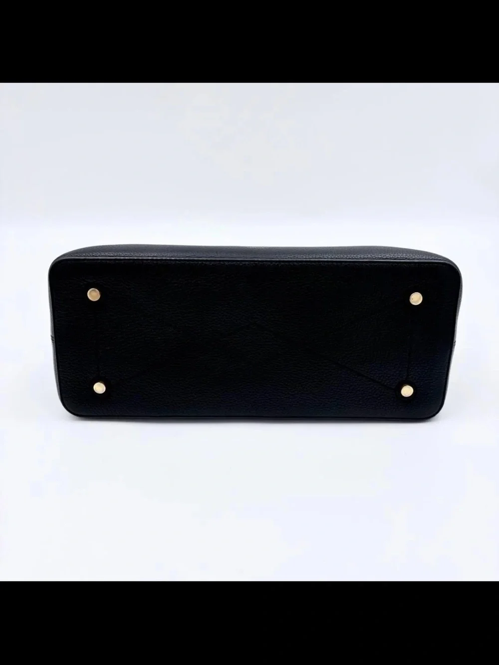 Mulberry Black Grain Leather Top-Handle Satchel with Gold Hardware